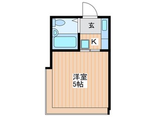 パレ西三荘の物件間取画像